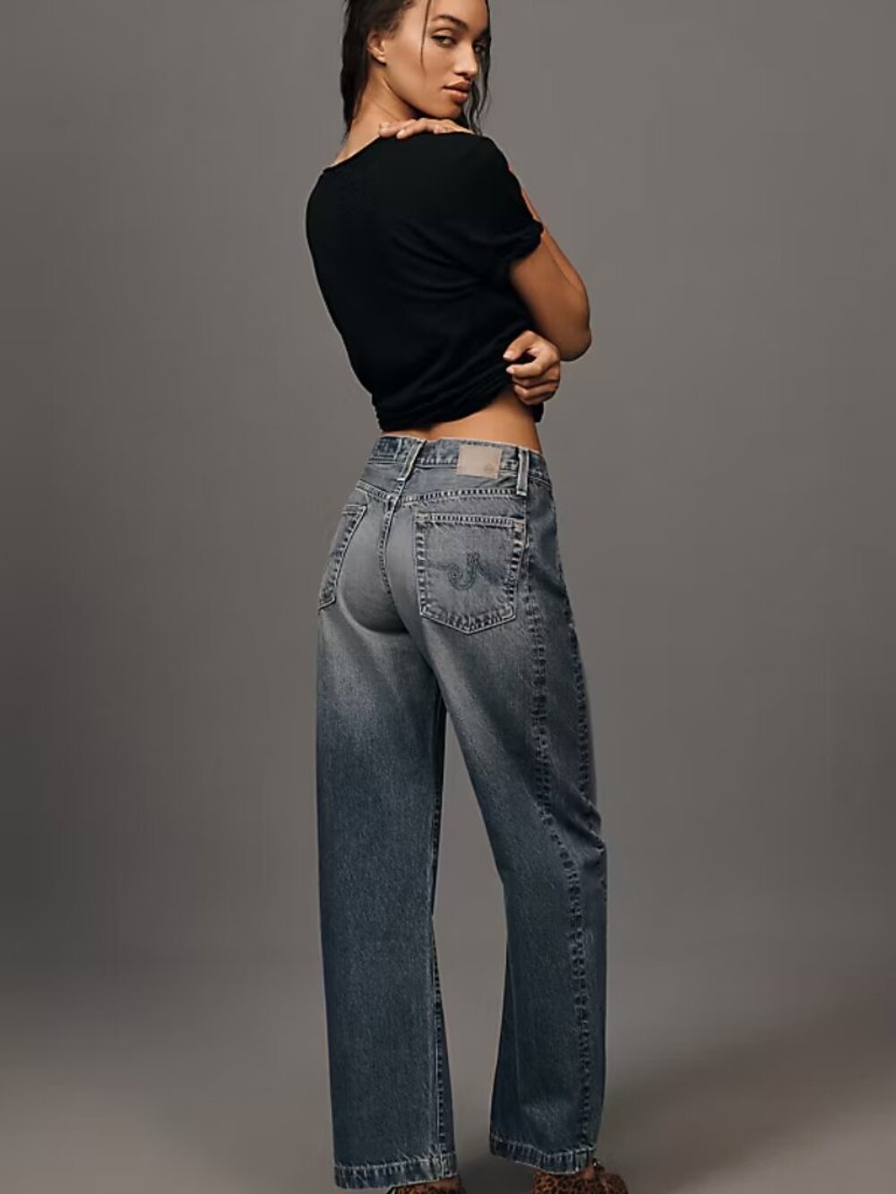AG Hattie High-Rise Barrel Jeans 27 4 - Picture 3 of 11